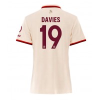 Fotballdrakt Dame Bayern Munich Alphonso Davies #19 Tredjedrakt 2024-25 Kortermet